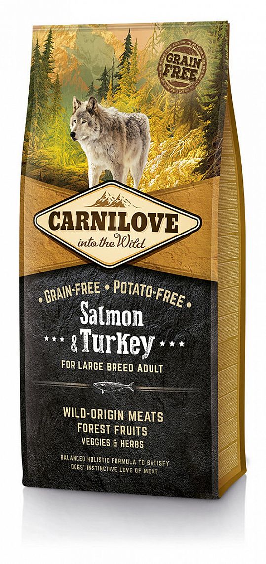 Carnilove Dog Salmon & Turkey for LB Adult 12kg