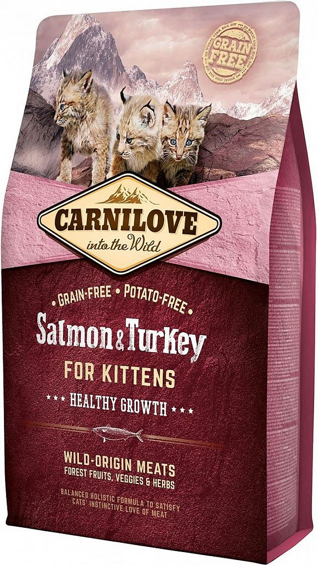 Carnilove Cat Salmon & Turkey for Kittens Healthy Growth 2kg