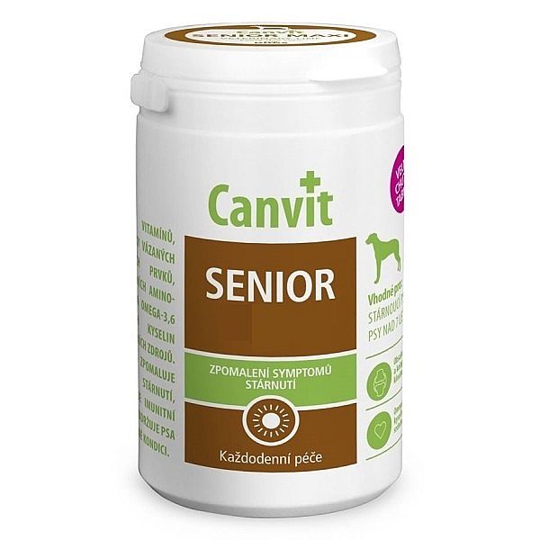 Canvit Senior pro psy ochucený 500g