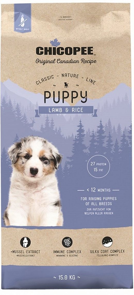 Chicopee Classic Nature Puppy Lamb & Rice 15 kg