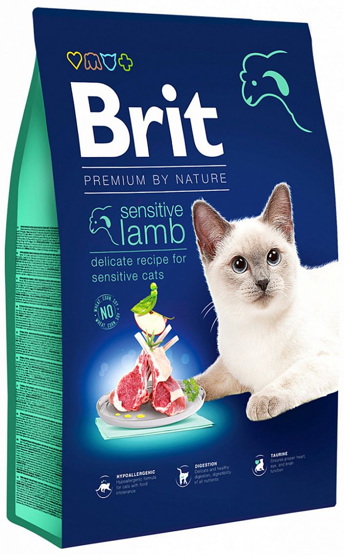 Brit Premium Cat by Nature Sensitive Lamb 8kg