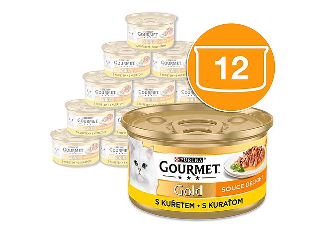 GOURMET GOLD Sauce Delight 85g minifiletky kuřete v omáčce