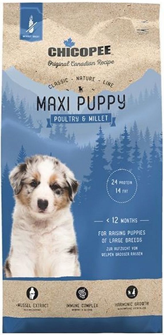 Chicopee Classic Nature Maxi Puppy Poultry - Millet 15 kg