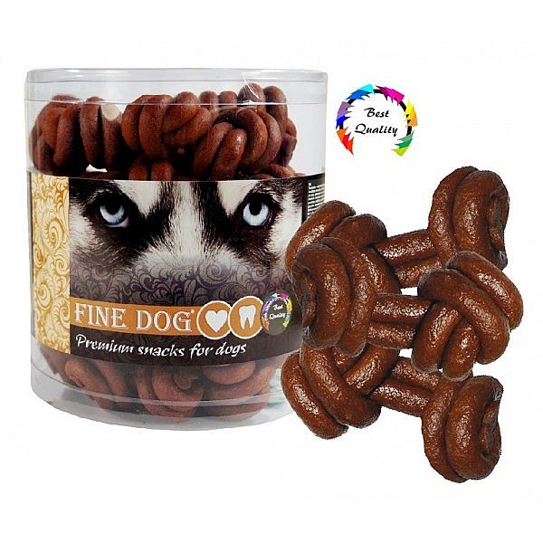 FINE DOG Jerky uzel 25ks - 8cm