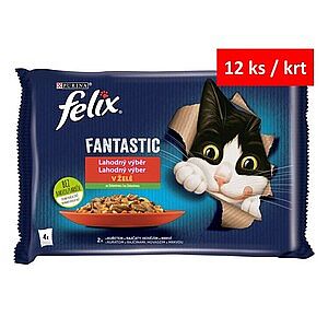 FELIX Fantastic s kuřetem a rajčaty/s hovězím s mrkví  4x85g