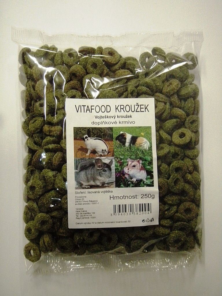 VITAFOOD Vojtěška kroužek 250g