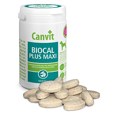 Canvit Biocal Plus MAXI ochucené pro psy 230g