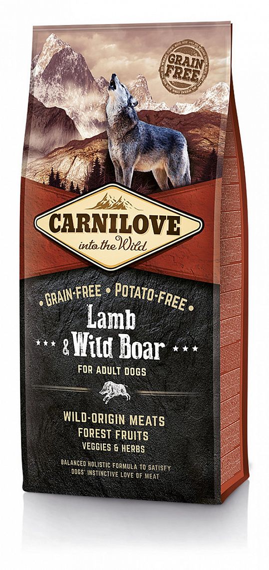 Carnilove Dog Lamb & Wild Boar for Adult 12kg