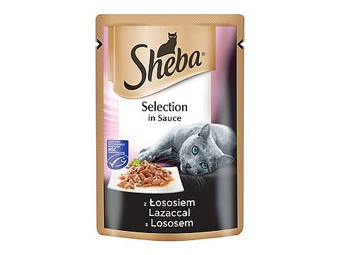 SHEBA kapsička 85g - losos