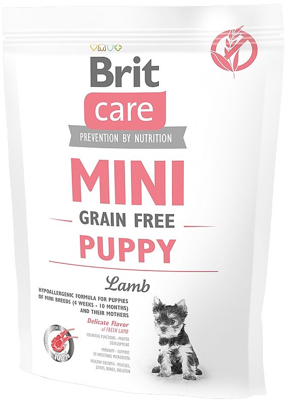 BRIT CARE dog GF mini puppy lamb  400g