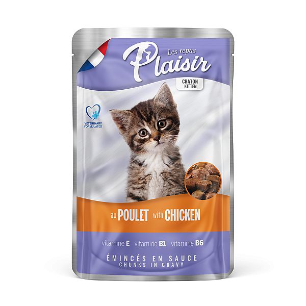 PLAISIR cat kapsička kitten kuřecí 100g