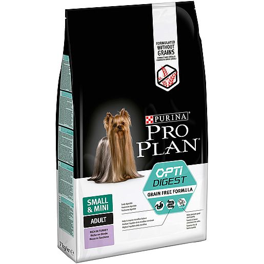 PRO PLAN SMALL & MINI PUPPY optidigest GRAIN FREE  krůta  7kg