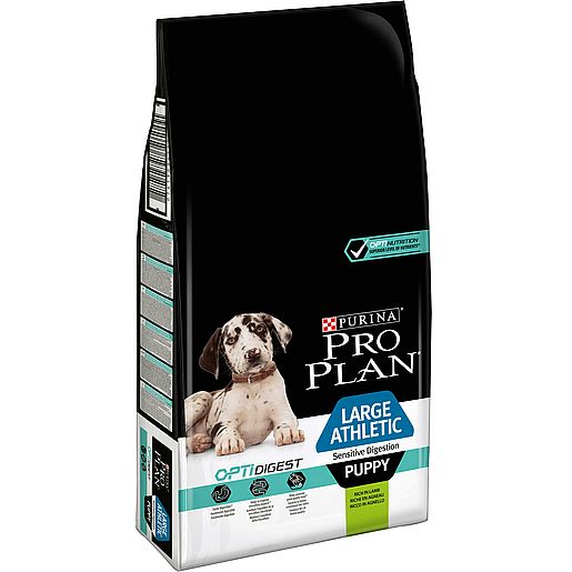 PRO PLAN LARGE PUPPY ATHLETIC optidigest  jehněčí   12kg