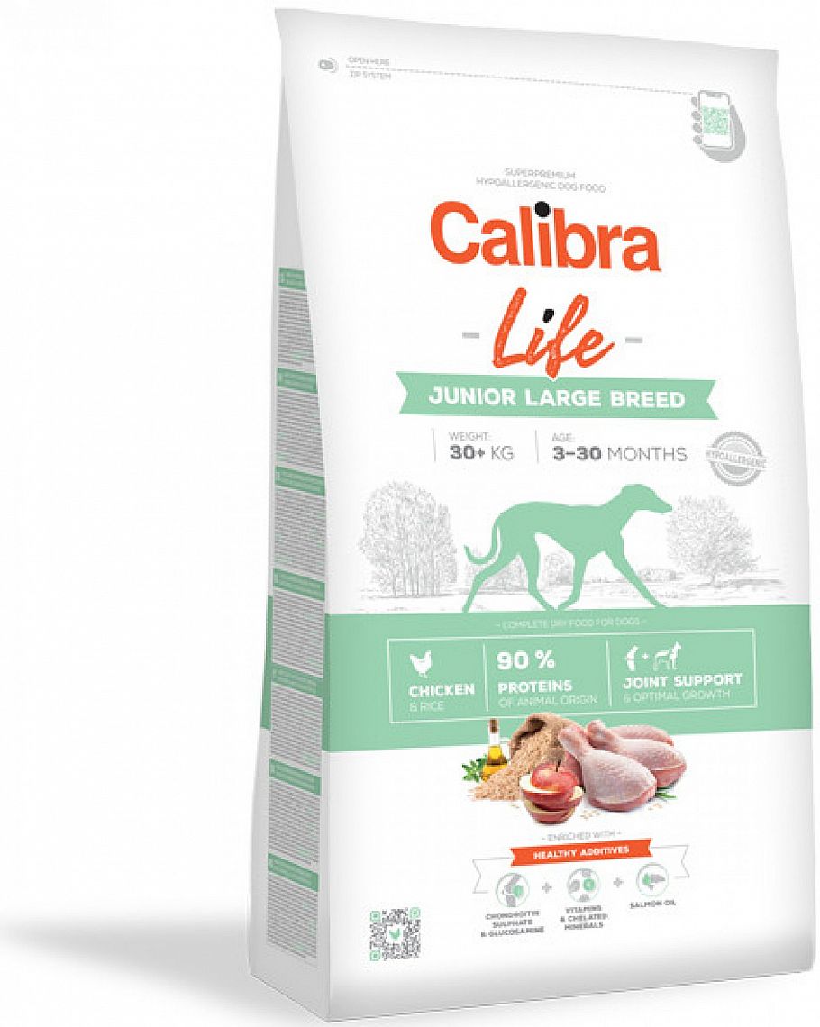 Calibra Dog Life Junior Large Breed Chicken 12kg