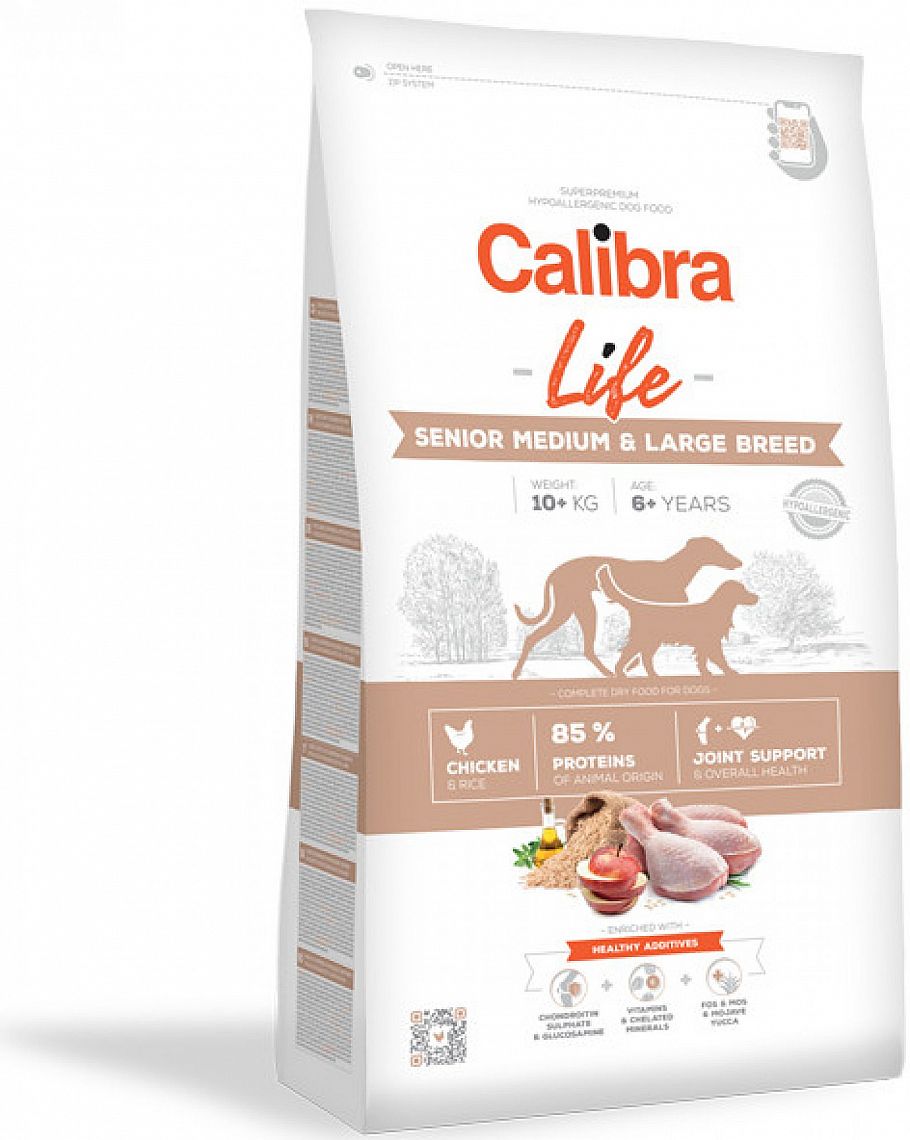 Calibra Dog Life Senior Medium&Large Chicken 12kg