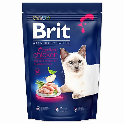 Brit Premium Cat by Nature Sterilized Chicken 800g