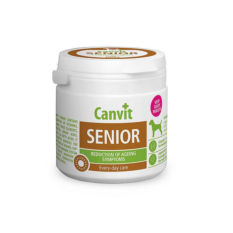 Canvit Senior pro psy ochucený 100g