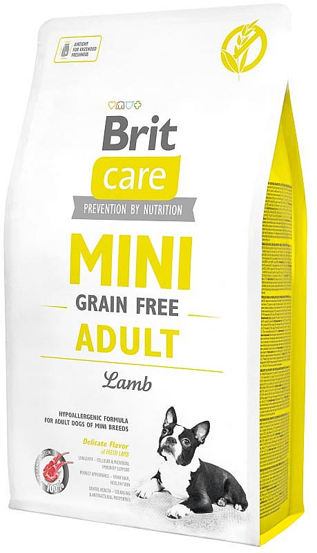 BRIT CARE dog GF mini adult lamb  2kg