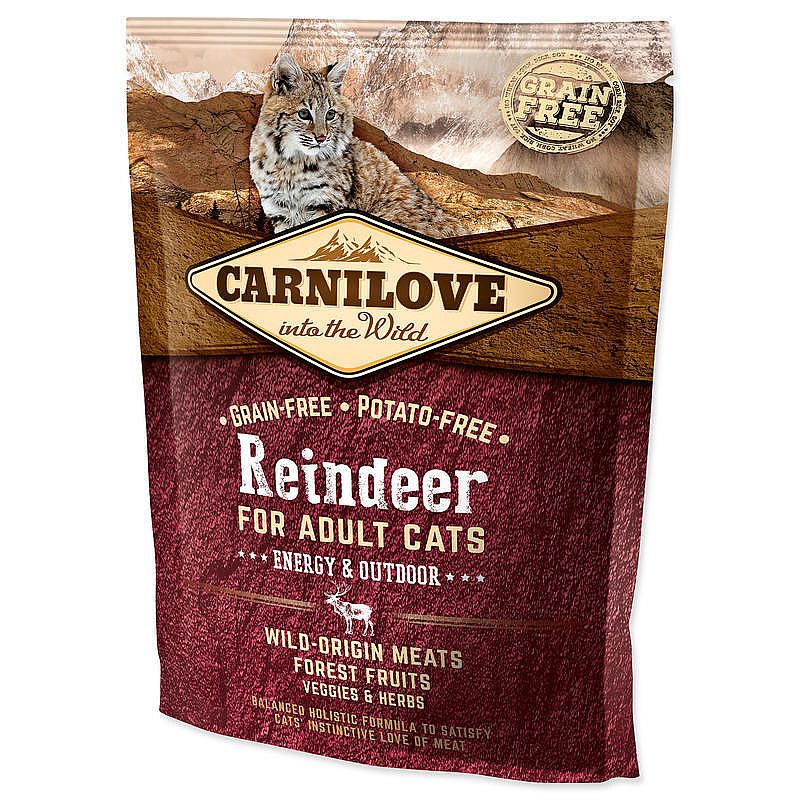 Carnilove Cat Reindeer for Adult Energy & Outdoor 400g