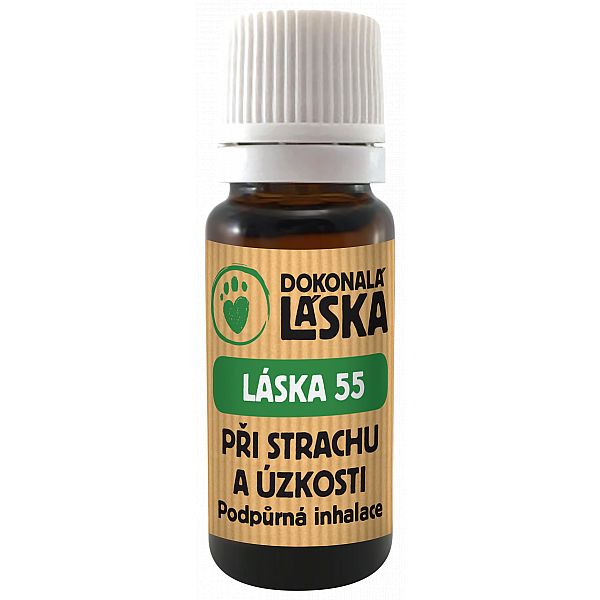 LÁSKA 55 Při strachu a úzkosti, podpůrná inhalace 10ml