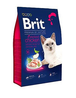 Brit Premium Cat by Nature Sterilized Chicken 8kg