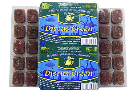 Discus green - maražený blistr  100g