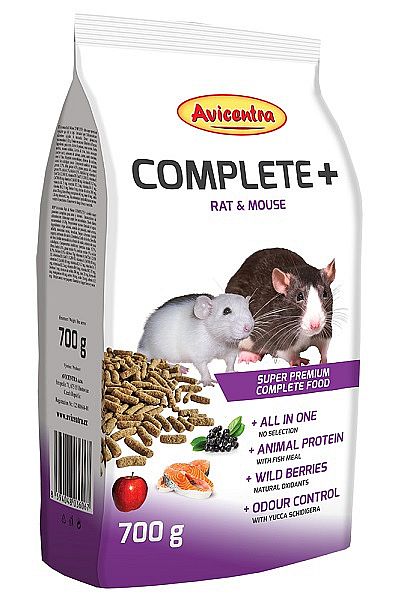 AVICENTRA COMPLETE+ potkan, myš 700g