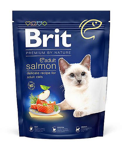 Brit Premium Cat by Nature Adult Salmon 300g