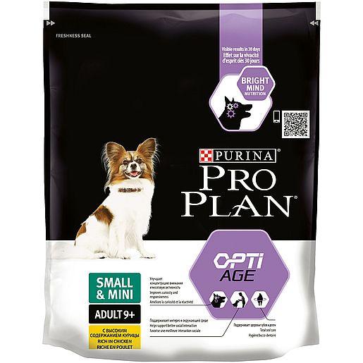 PRO PLAN SMALL & MINI ADULT 9+ optiage  kuře   700g