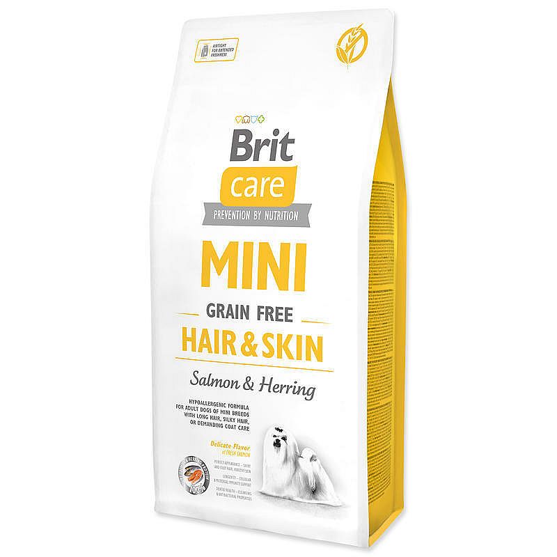 BRIT CARE dog GF mini hair skin  7kg