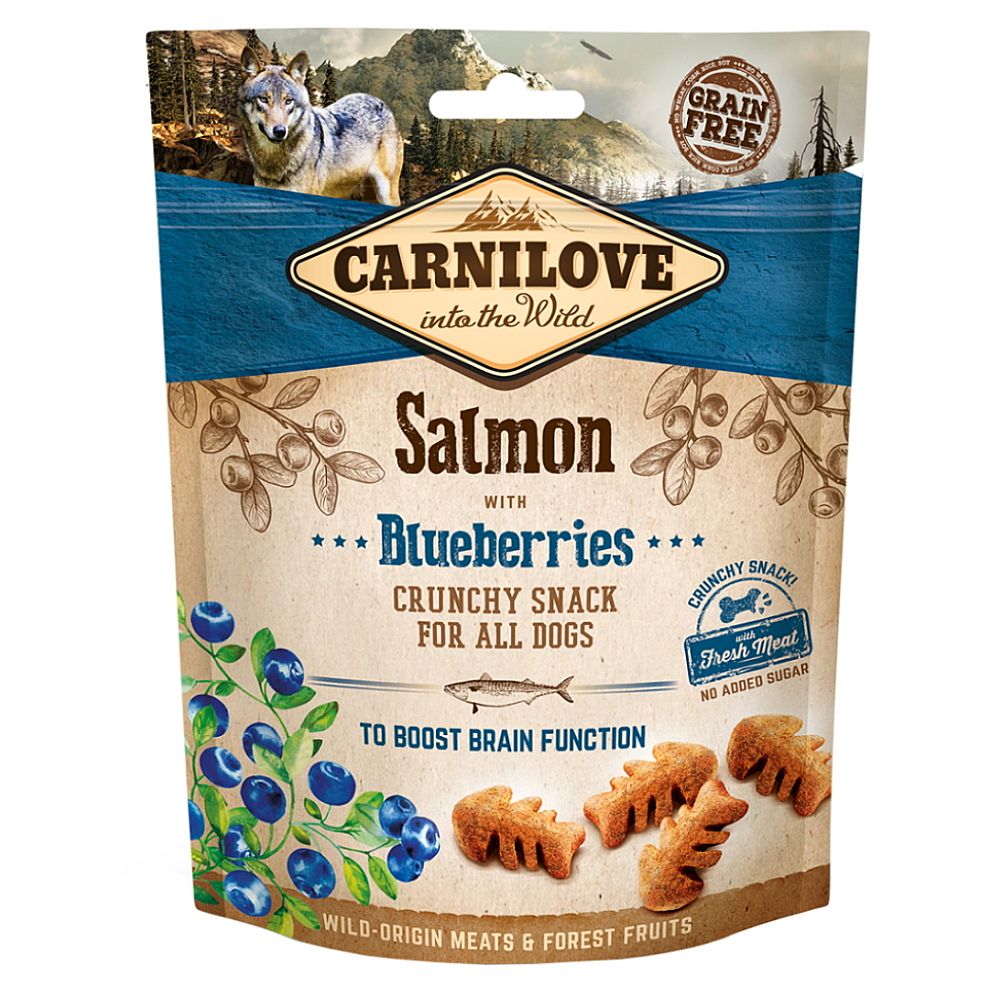 Carnilove Dog Crunchy Snack Salmon&Blueberries 200g