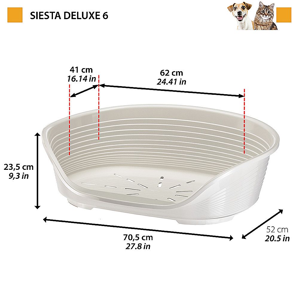 SIESTA DELUXE 6 šedá