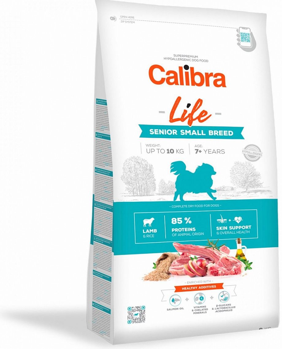 Calibra Dog Life Senior Small Breed Lamb 1,5kg