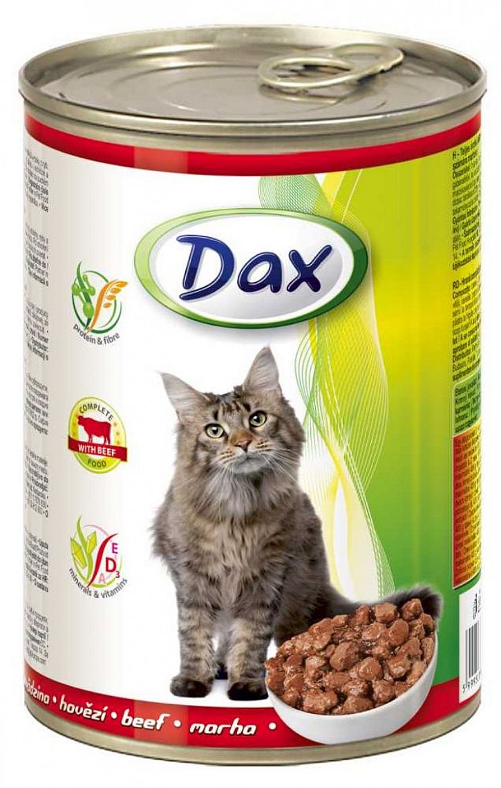 DAX cat hovězí kousky 415g