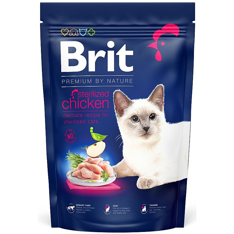 Brit Premium Cat by Nature Sterilized Chicken 300g