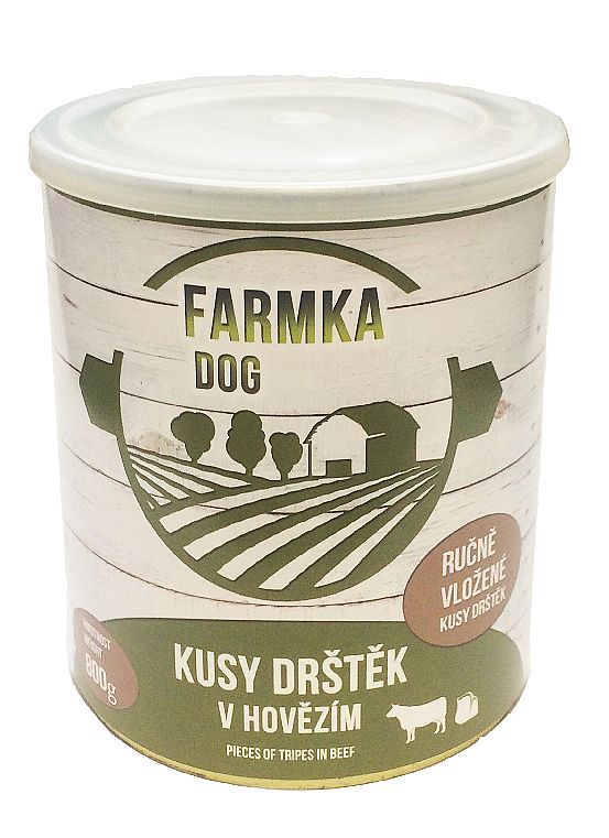 FARMKA dog 800g s dršťkami