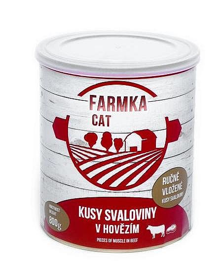 FARMKA CAT 800g se svalovinou