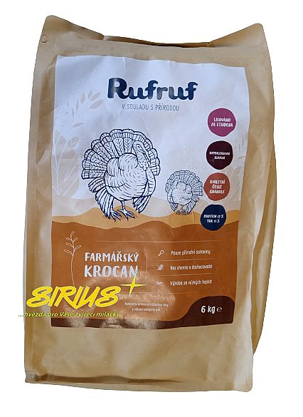 RufRuf 6kg Farmářský krocan s treskou