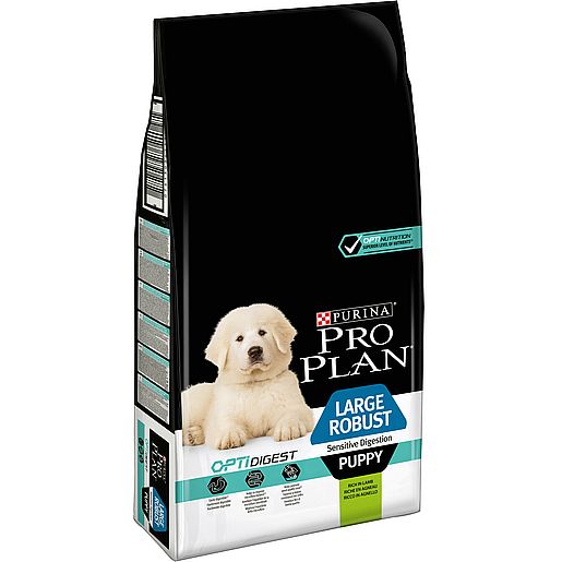 PRO PLAN LARGE PUPPY ROBUST optidigest  jehněčí   12kg