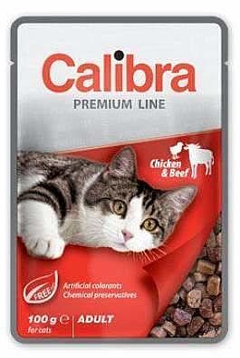 Calibra Cat kapsa Premium Adult Chicken & Beef 100g