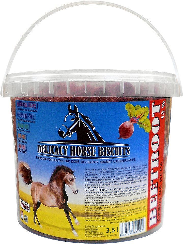 APETIT HORSE - DELICACY BISCUITS - beetroot 3,5L