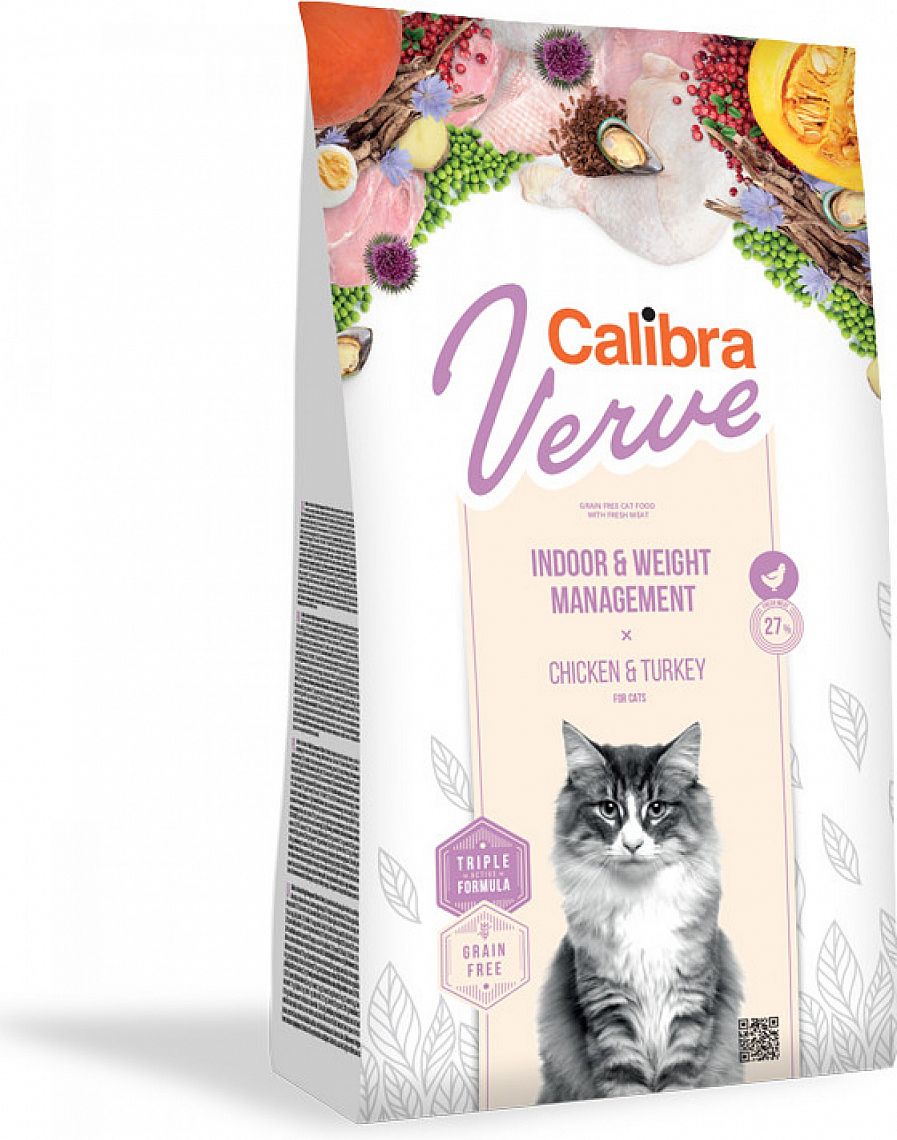 Calibra Cat Verve GF Indoor&Weight Chicken 750g