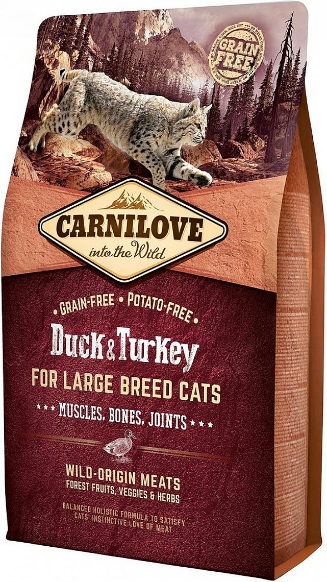 Carnilove Cat LB Duck&Turkey Muscles, Bones, Joints 2kg