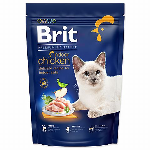 Brit Premium Cat by Nature Indoor Chicken 800g