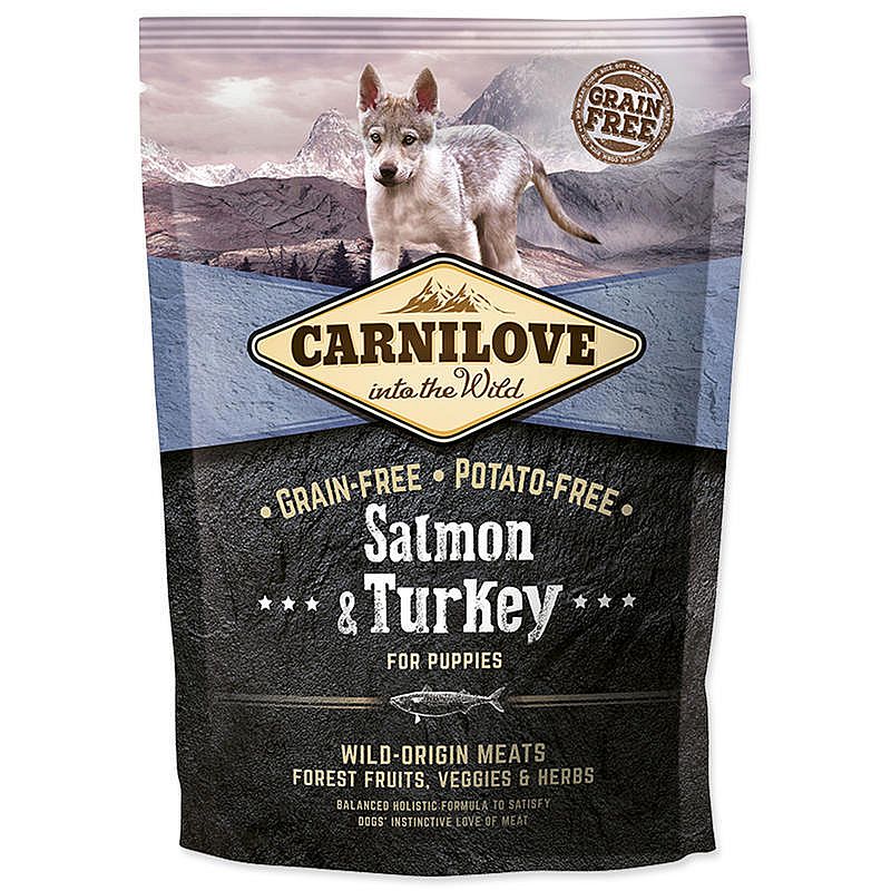 Carnilove Dog Salmon & Turkey for Puppies 1,5kg