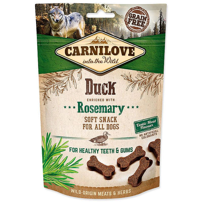 Carnilove Dog Semi Moist Snack Duck&Rosemary 200g