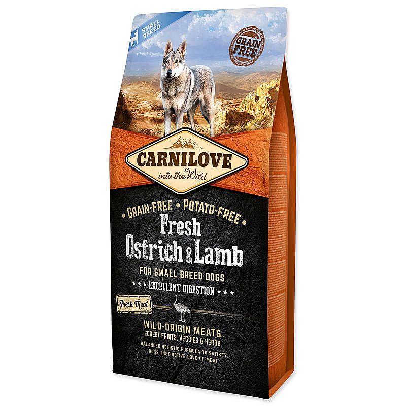 Carnilove Dog Fresh Ostrich&Lamb for Small Breed 6kg