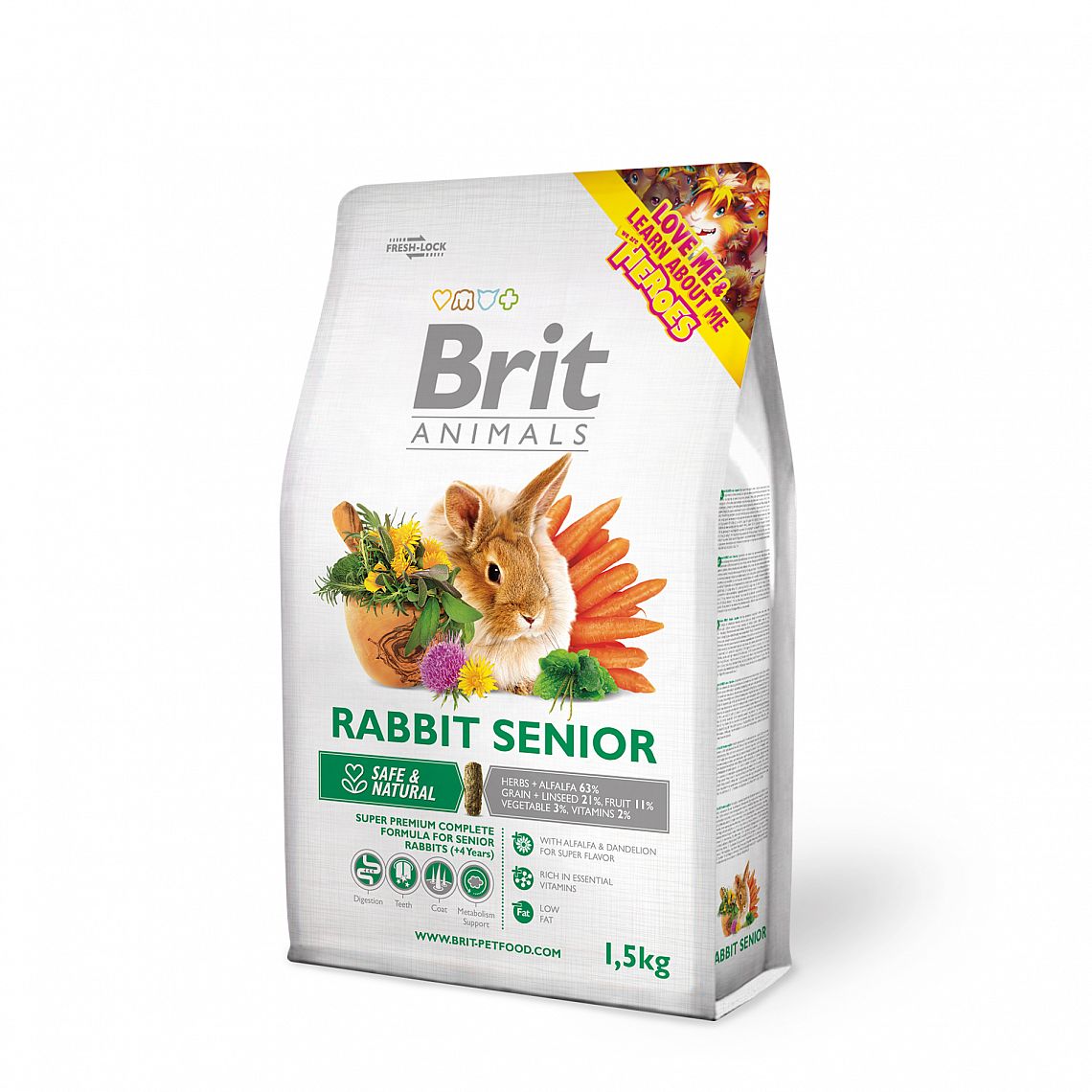 Brit Animals Rabbit Senior 1,5kg