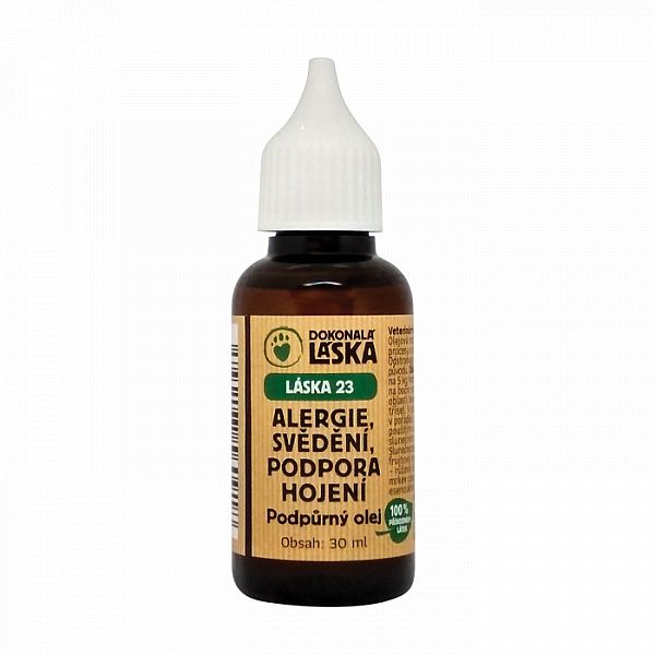 LÁSKA 23 Alergie, hojení, svědění podpůrný olej 30ml