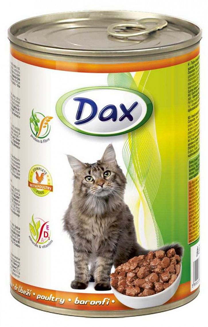 DAX cat drůbeží kousky 415g